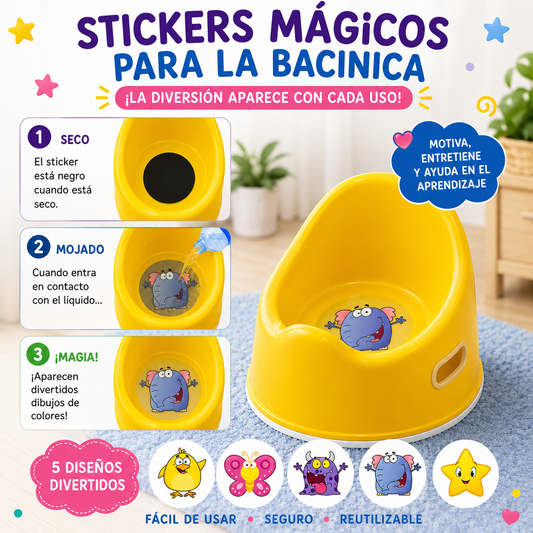 Stickers Mágicos para la Bacinica